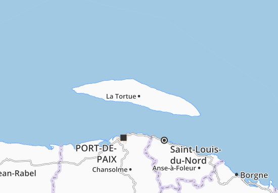 Kaart Plattegrond La Tortue