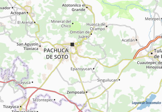 Kaart Plattegrond Pachuquilla