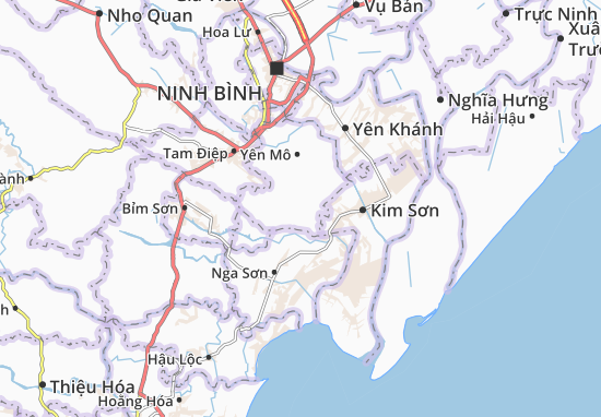 Mapa Yên Thái