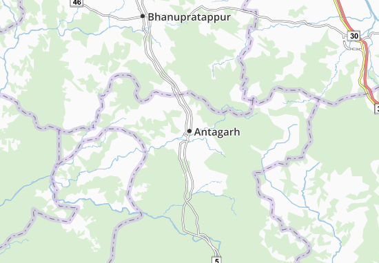 Antagarh Map