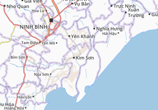 Karte Stadtplan Như Hòa