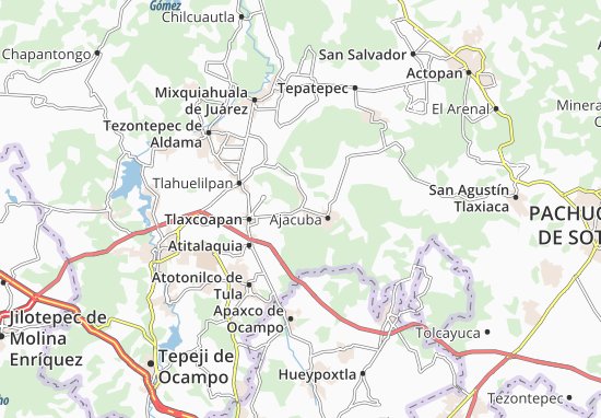 Mapa Tetepango