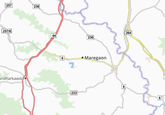 Kaart Plattegrond Maregaon