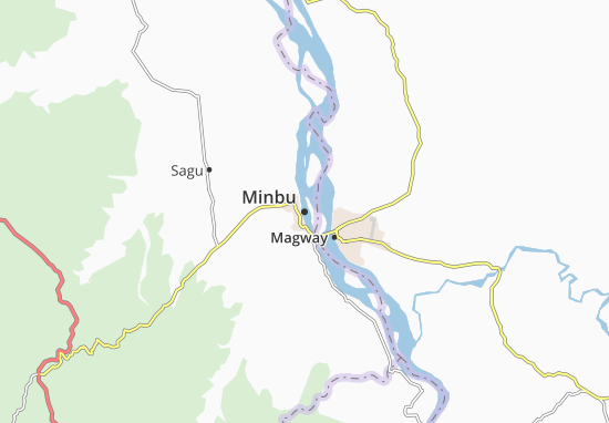 Kaart Plattegrond Minbu