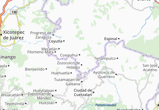 Mapa Coxquihui