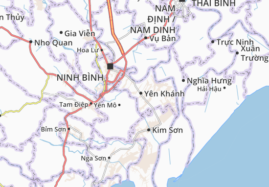 Kaart Plattegrond Khánh Vân