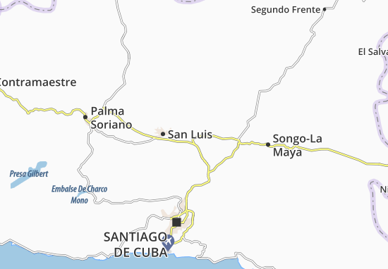 Dos Caminos Map