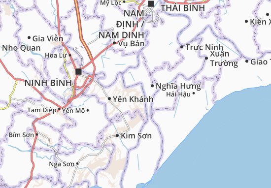 Karte Stadtplan Khánh Trung