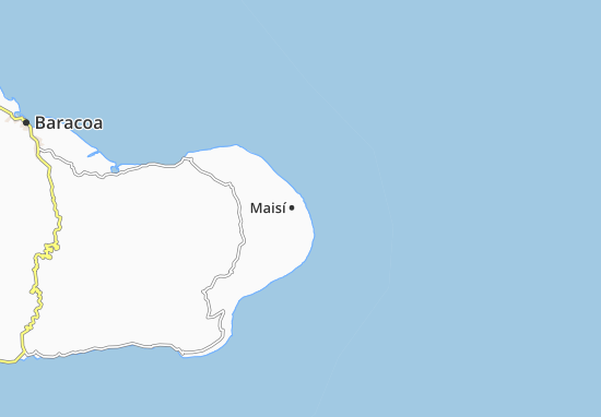 Karte Stadtplan Maisí