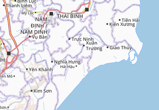 Xuân Ninh Map