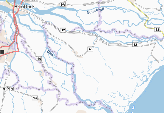 Karte Stadtplan Jagatsingpur