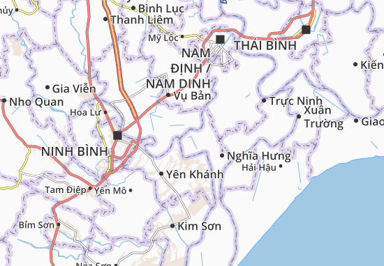 Karte Stadtplan Nghĩa Minh