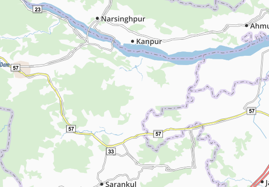 Mapa Khandpara
