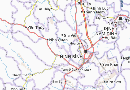 Karte Stadtplan Gia Sinh