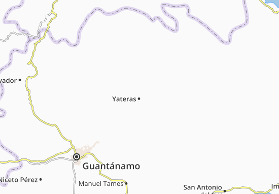Mapa Yateras