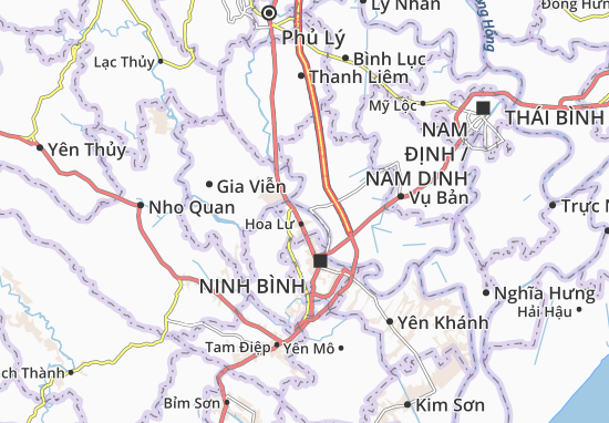 Kaart Plattegrond Ninh Khang