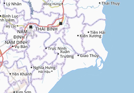 Kaart Plattegrond Xuân Tân
