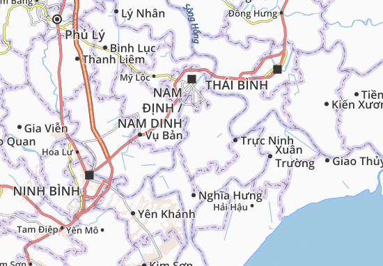 Karte Stadtplan Nam Trực