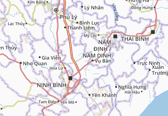 Yên Dương Map