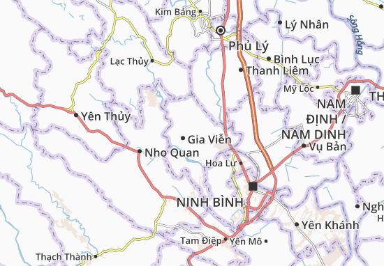 Kaart Plattegrond Gia Hòa