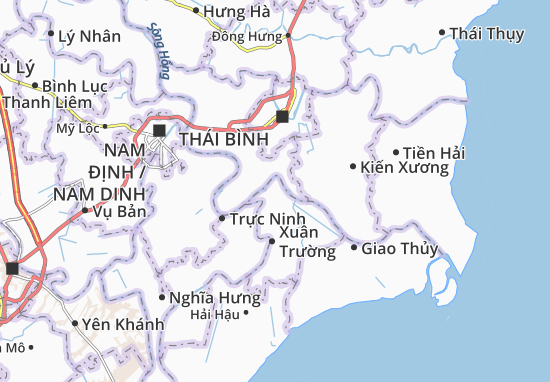 Karte Stadtplan Xuân Châu