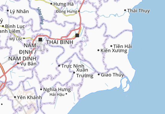 Kaart Plattegrond Vũ Vân