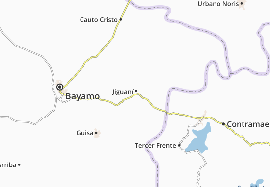 Kaart Plattegrond Jiguaní