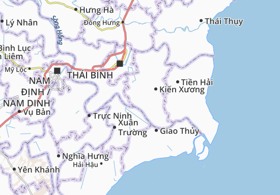 Karte Stadtplan Vũ Công