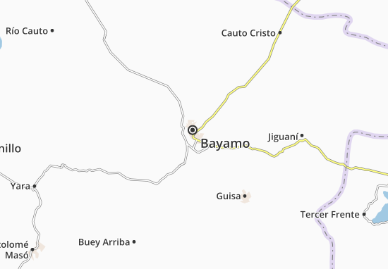 Kaart Plattegrond Bayamo