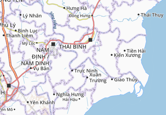 Kaart Plattegrond Vũ Đoài