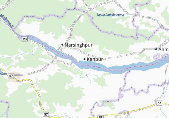 Carte-Plan Kanpur