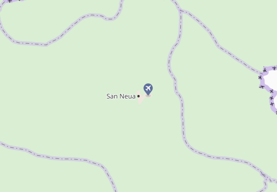 Kaart Plattegrond San Neua