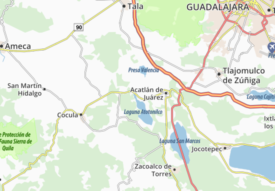 Villa Corona Map