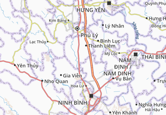 Karte Stadtplan Thanh Tâm