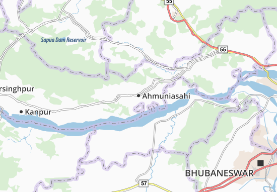 Karte Stadtplan Ahmuniasahi