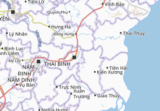 Karte Stadtplan Vũ Đông