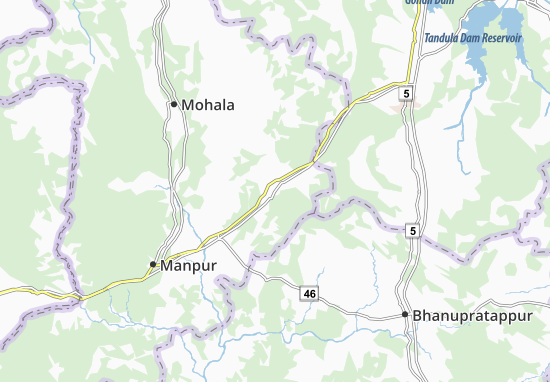 Karte Stadtplan Boria Tibhu