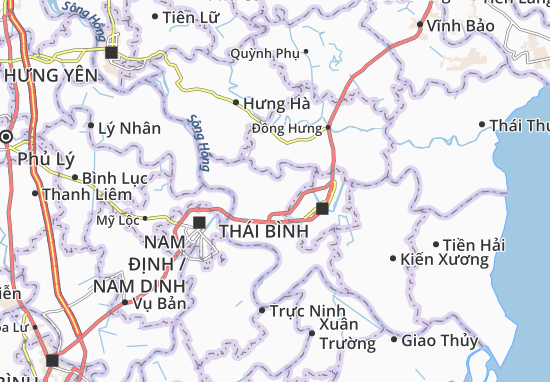 Kaart Plattegrond Minh Lãng