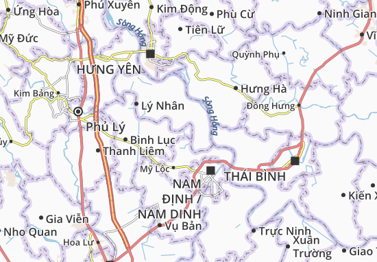 Kaart Plattegrond An Ninh
