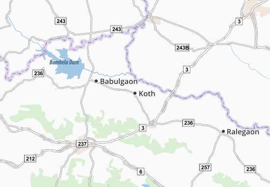 Karte Stadtplan Koth