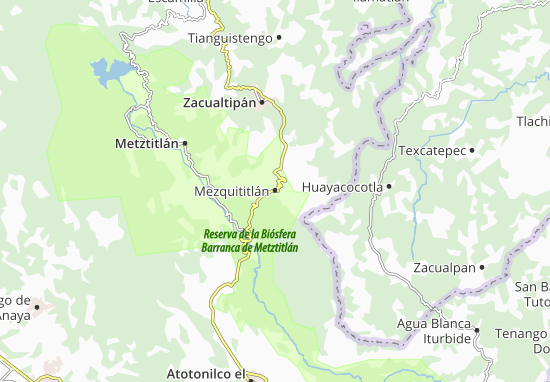 Mezquititlán Map