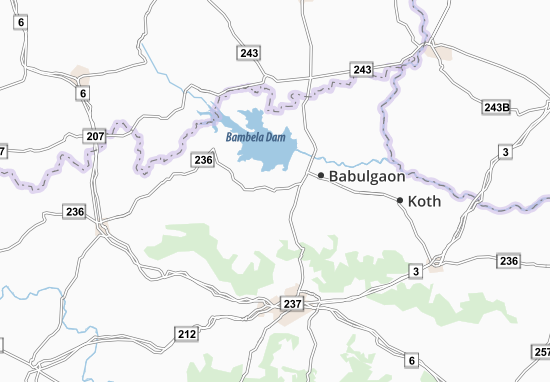 Karte Stadtplan Rani Umravati