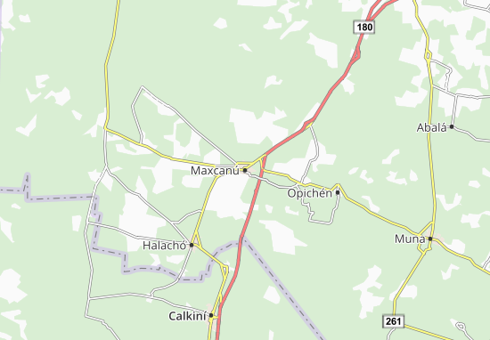 Mapa Maxcanú