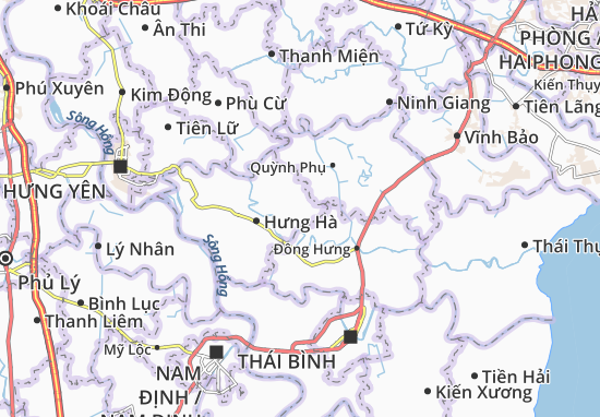 Karte Stadtplan Đông Đô
