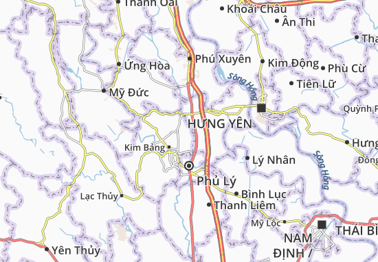 Kaart Plattegrond Hoàng Tây