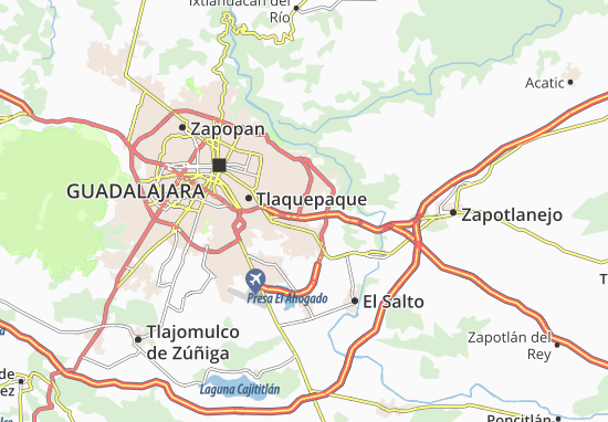 Karte Stadtplan Tonalá