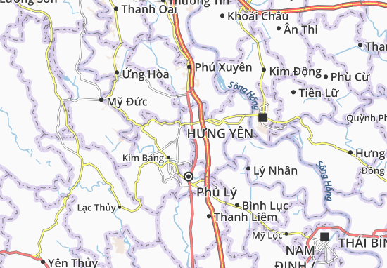 Karte Stadtplan Hoàng Đông