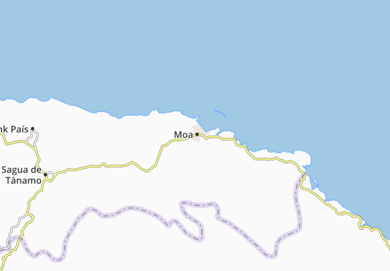 Kaart Plattegrond Moa