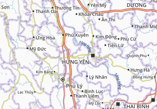 Kaart Plattegrond Châu Giang