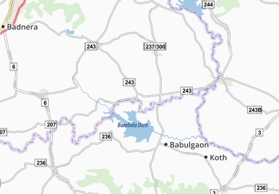 Karte Stadtplan Talegaon